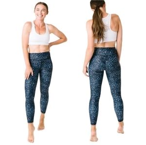 NEW ZYIA 1398 Stone Leopard Scrunchy what Luxe 7/8 sz 12 NWT